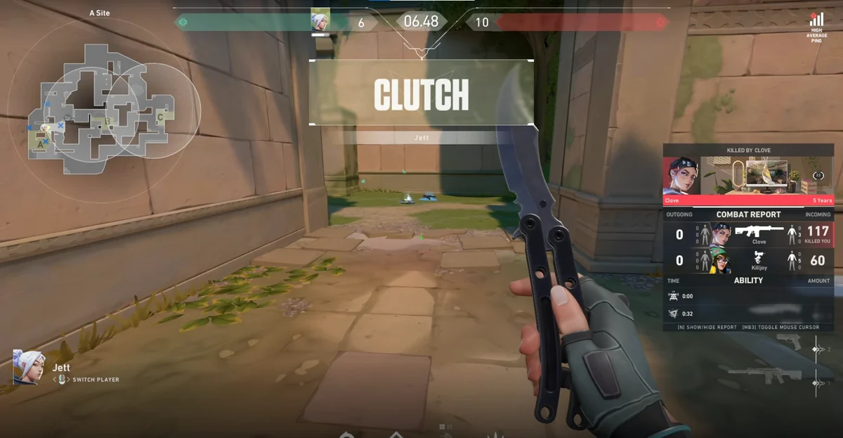 Actual DOR screen showing automatic game recordings and clips
