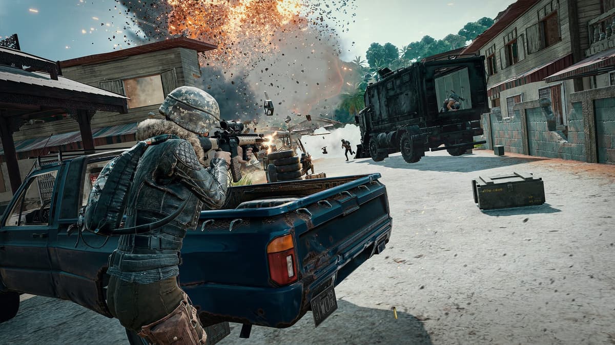 PUBG: BATTLEGROUNDS のゲーム画面
