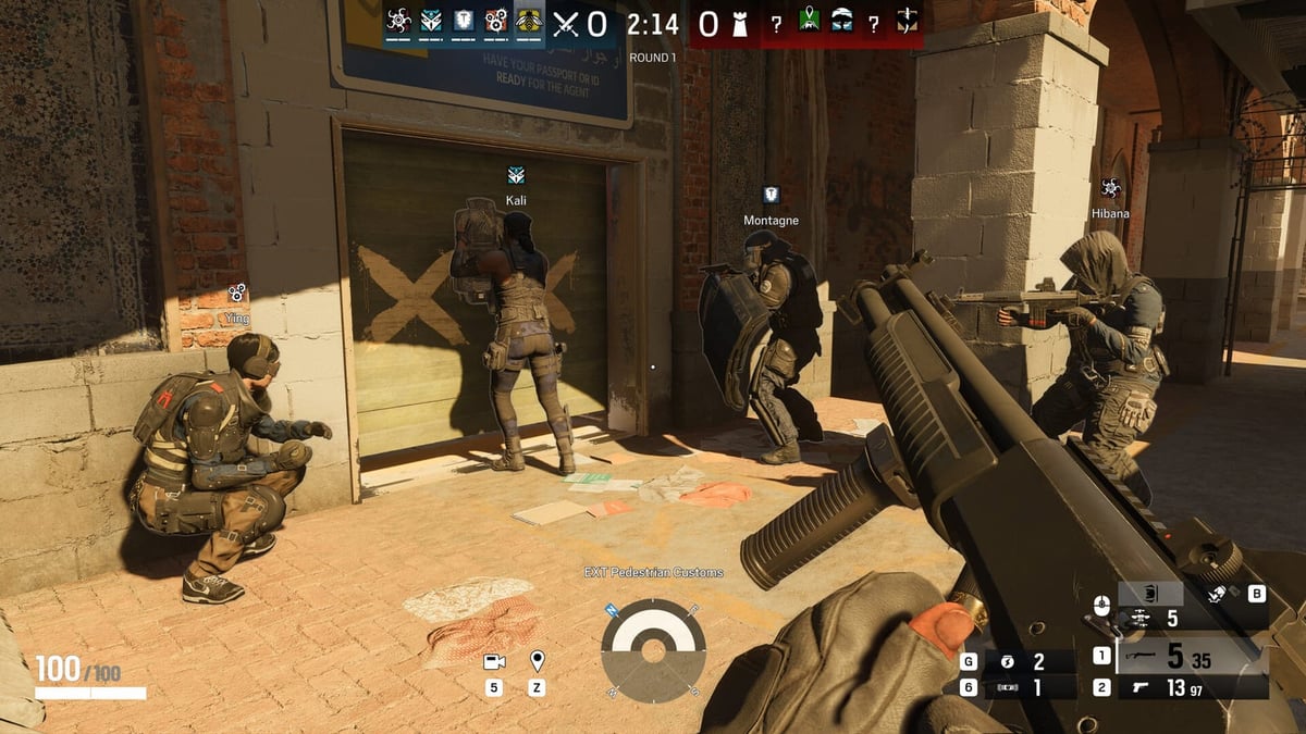 In-game screenshot of Rainbow Six Siege