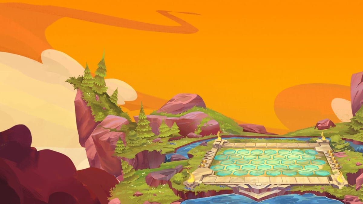 Teamfight Tactics のゲーム画面