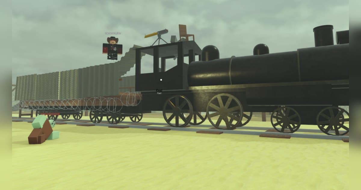 Thumbnail resmi experience Roblox Dead Rails dari RCM Games