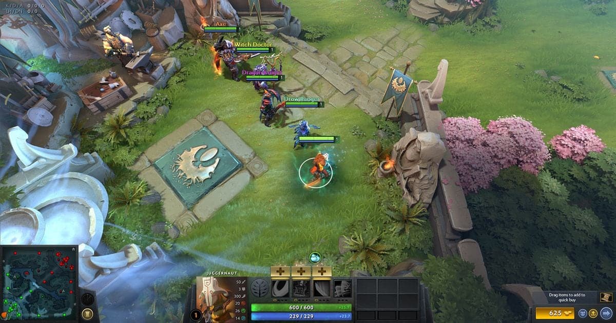 Gambar resmi Dota 2