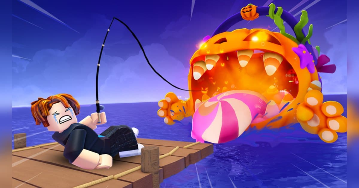 Thumbnail resmi experience Roblox Fish It! dari Fish Atelier