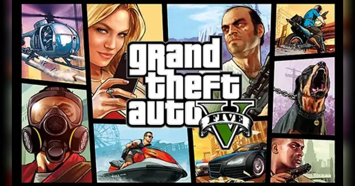 Ảnh key art chính thức của Grand Theft Auto V