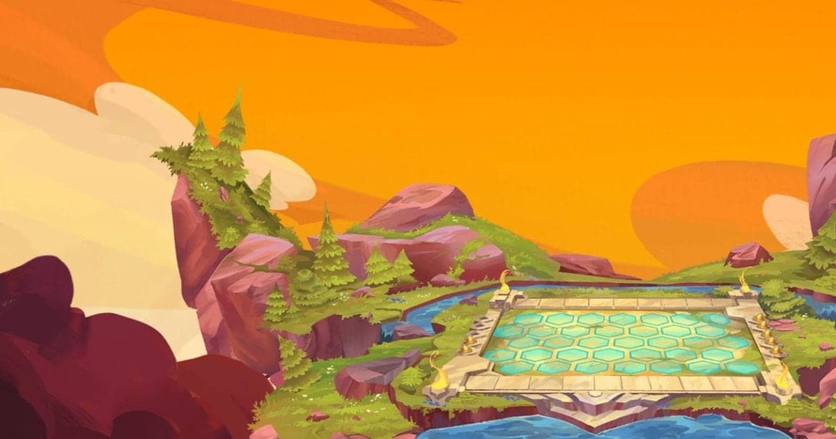 Offizielles Bild zu Teamfight Tactics (Landschaft eines Spielbretts)