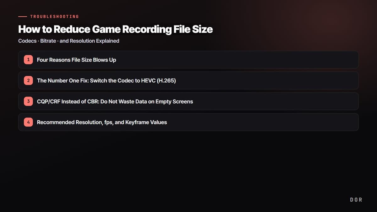 PUBG recording storage, bitrate and file management guide