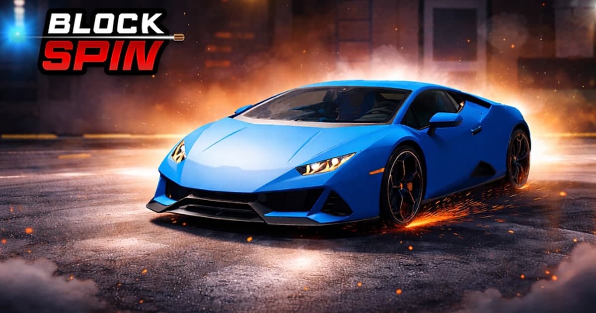 Official BlockSpin thumbnail of a blue sports car