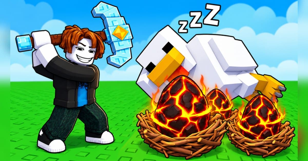 Offizielles Vorschaubild des Roblox-Erlebnisses Break and Steal an Egg von ILGames x Eggs
